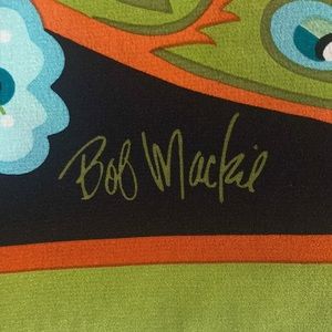 Vintage Bob Mackie 100% Silk Wearable Art Scarf